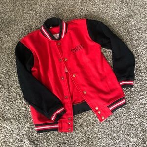 Mayday Parade’s Black Lines Varsity Jacket